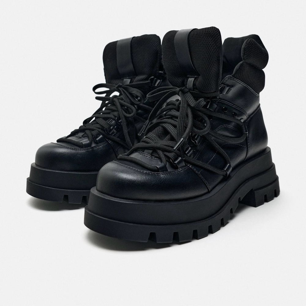 Zara combat boots size 9